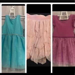 Choice of New Girls 18 Months Tulle Dress or Skirt: Select by #1, #2, or #3!